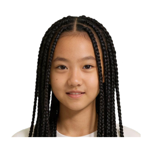 Hairstyle Try-On · Women (9 styles) — example sticker 8
