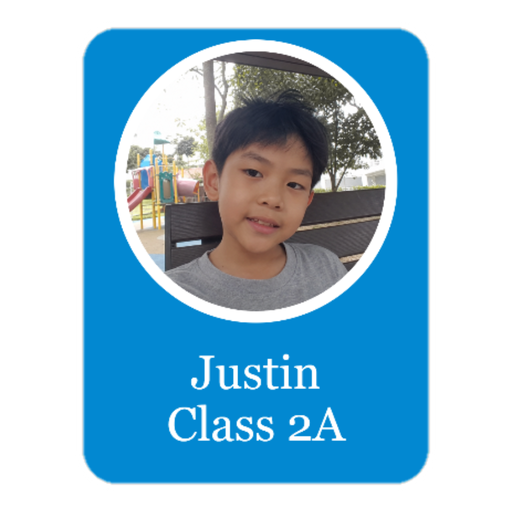 Photo Name Tags — example sticker 2