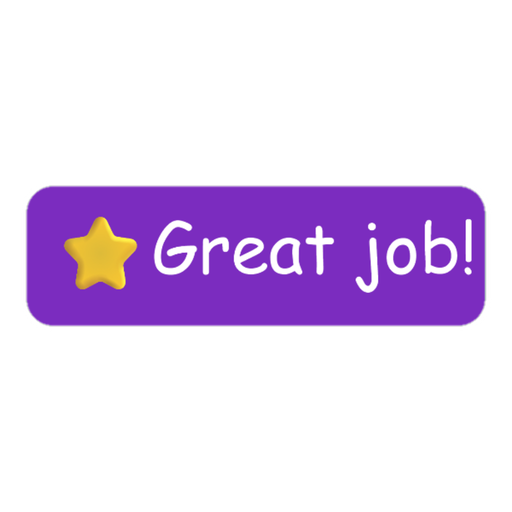 Reward Stickers — example sticker 1